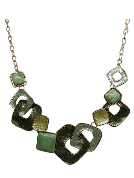 Collana Smalti Satin Muschio