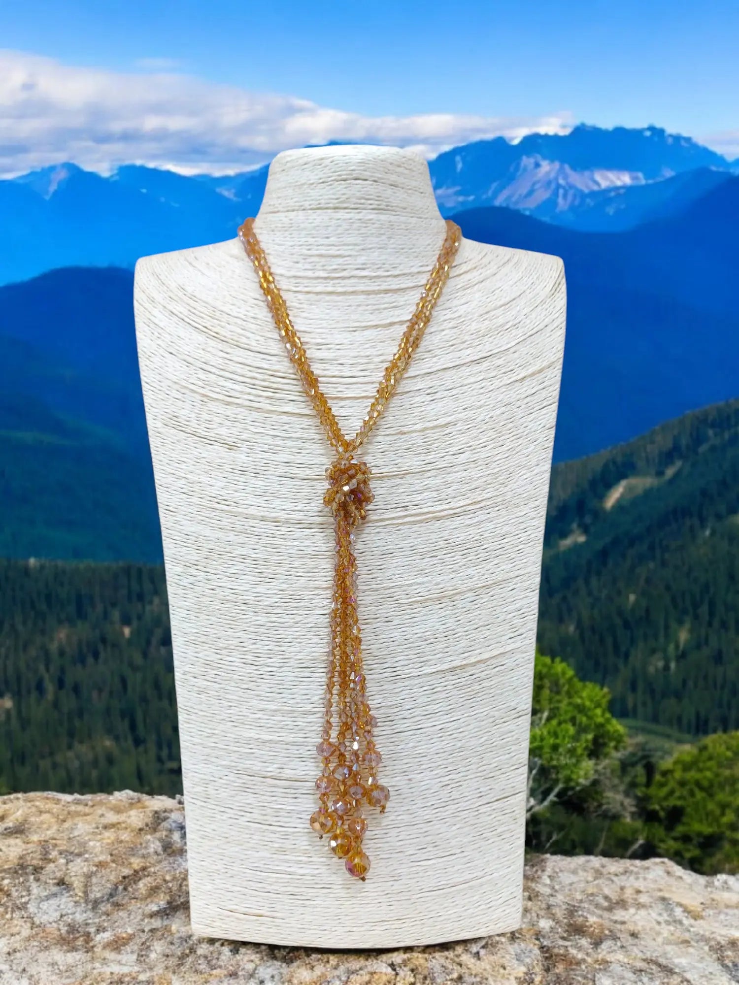Collana Sciarpina Cristalli Splendi
