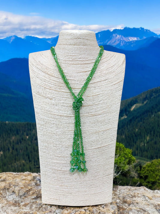 Collana Sciarpina Cristalli