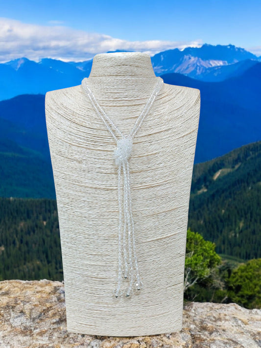Collana Sciarpina Cristalli