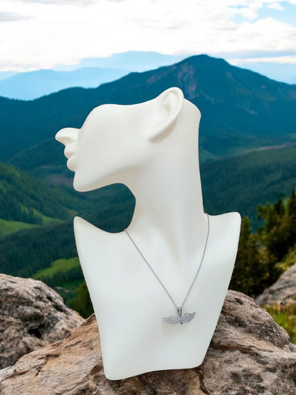 Collana Ali D'angelo Pavé