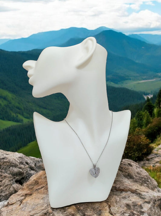 Collana Ali D'angelo Pavé