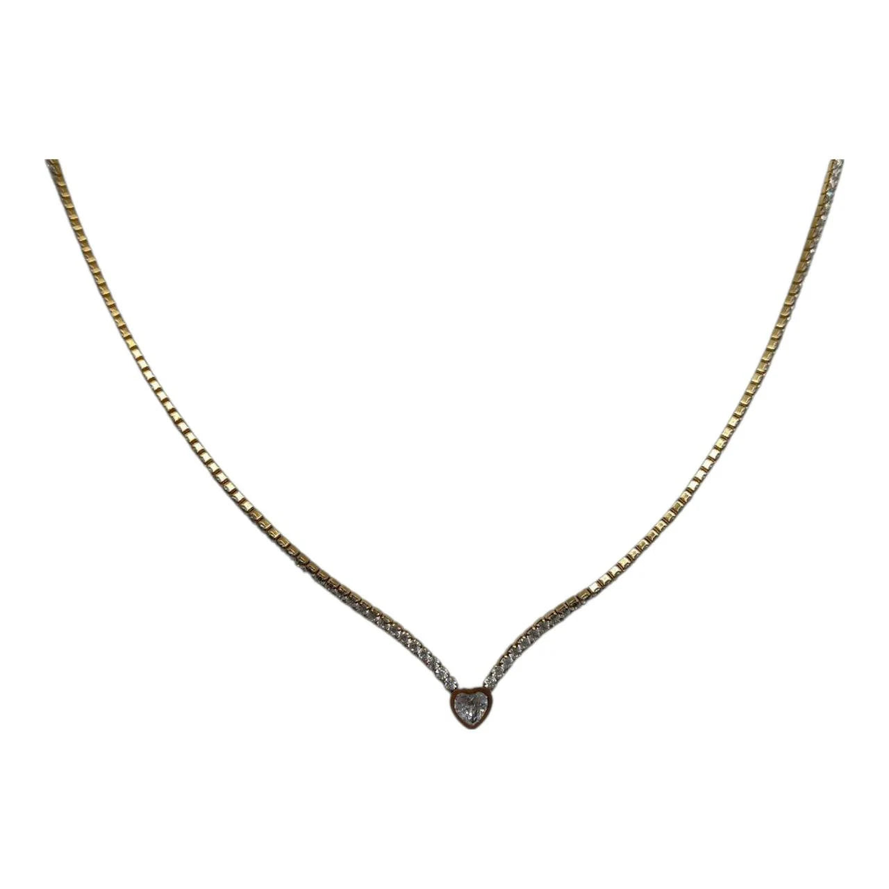 Collana Tennis Heart
