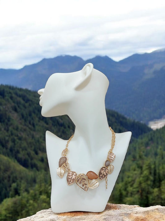 Collana Smalti Satin Bronzo
