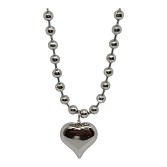 Collana Sfere E Cuore
