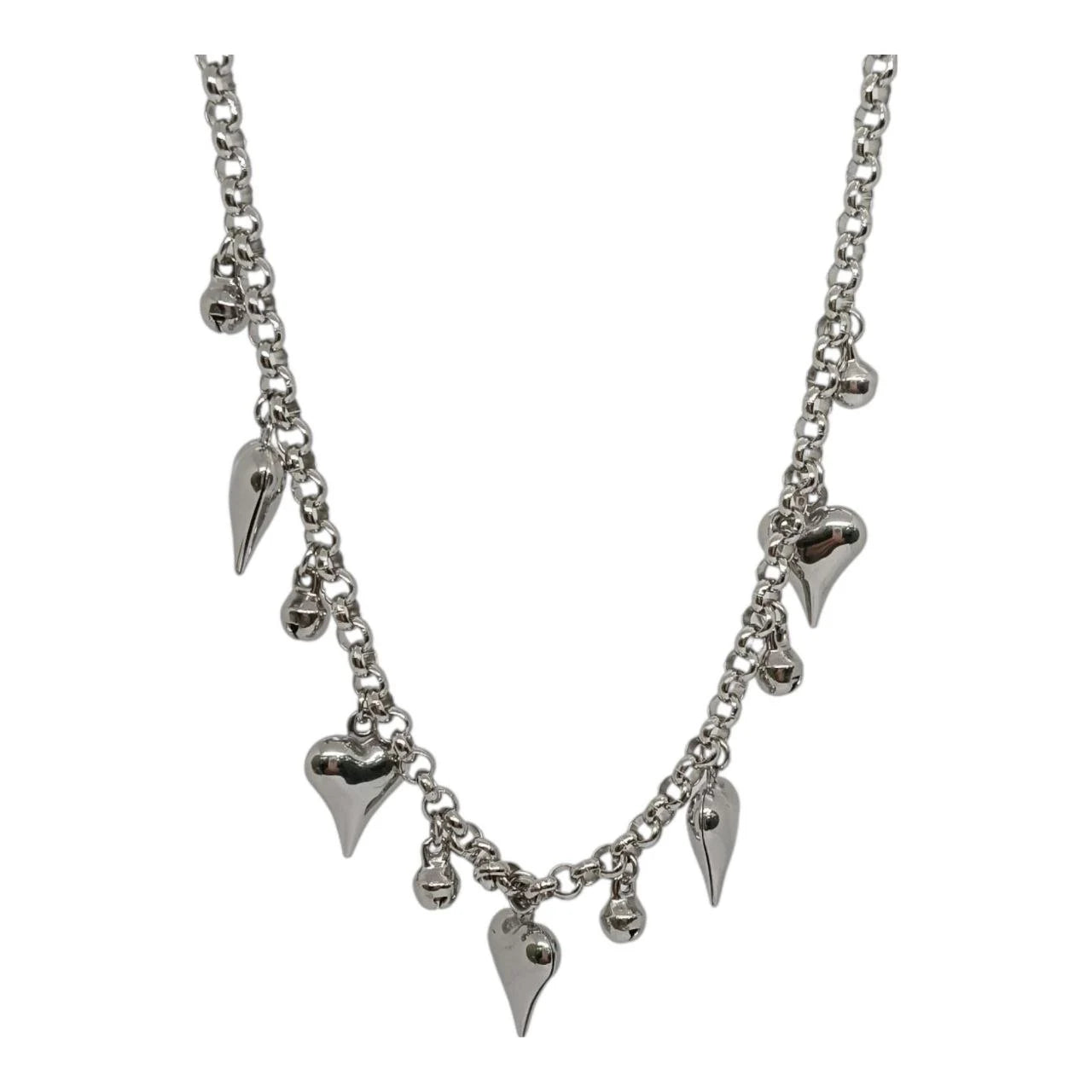 Collana Cuori e Campanelle Sonaglio