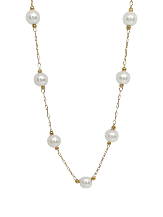 Collanina Gold & Pearl Classic