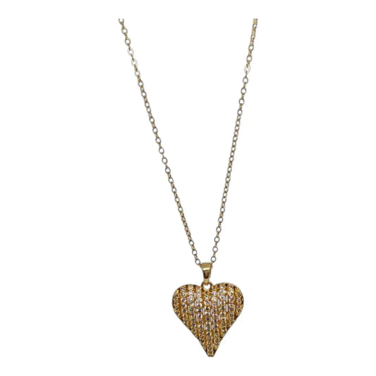 Collana Cuore Pavé