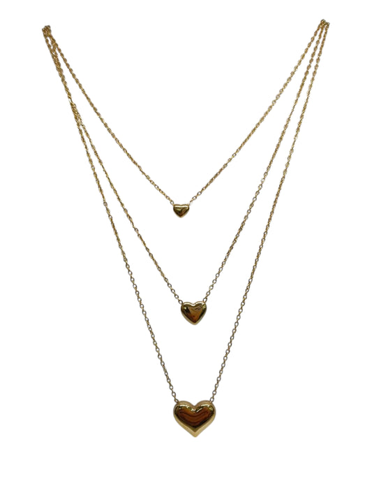 Collana Tre Cuori Degradé