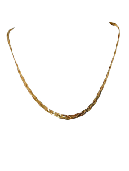 Collana Treccia Gold
