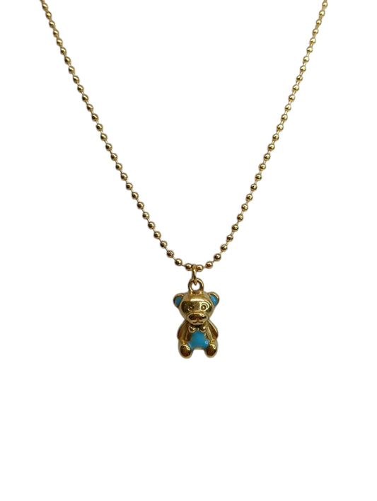 Collana Teddy Turchese