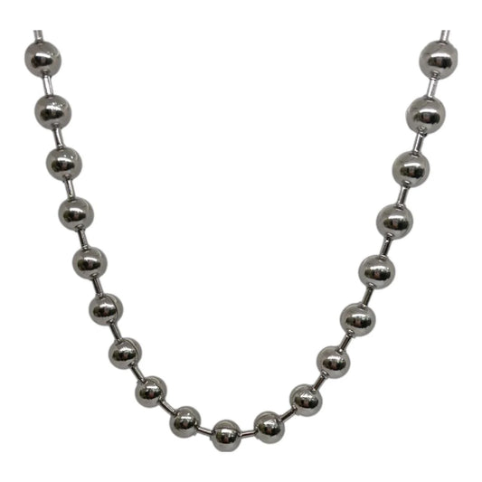 Collana Sfere e Distanziatori Silver