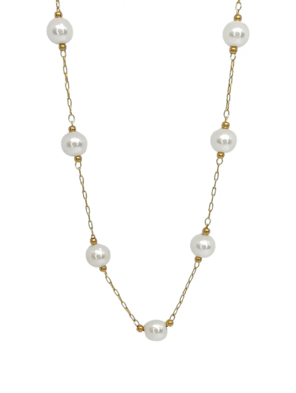 Collanina Gold & Pearl Classic Splendi