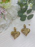 Cuore Bombé Liscio Gold Splendi