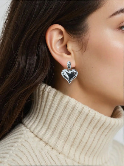 Cuore Bombé Liscio Gold Splendi