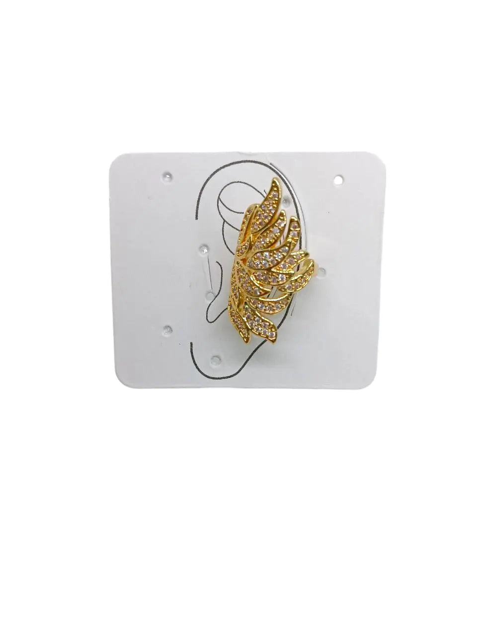 Ear Cuff Piuma Silver Splendi