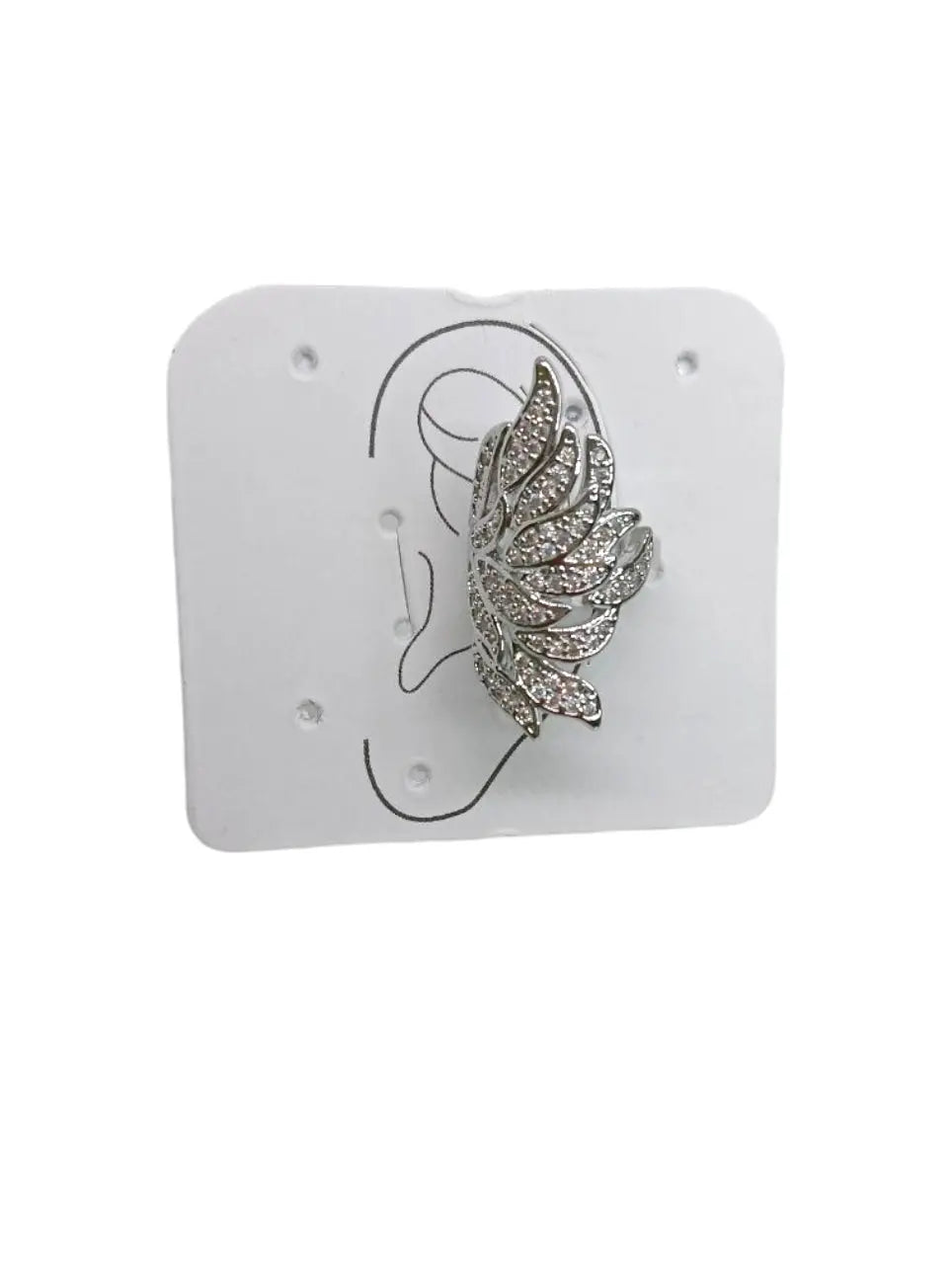 Ear Cuff Piuma Silver Splendi