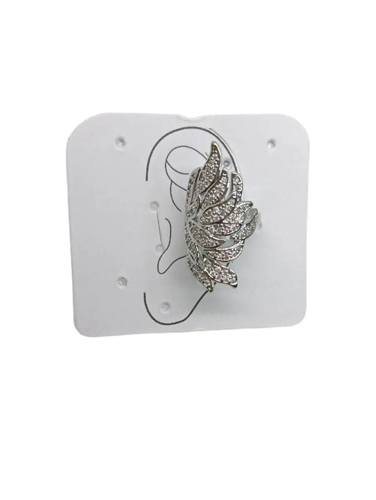 Ear Cuff Piuma Silver Splendi