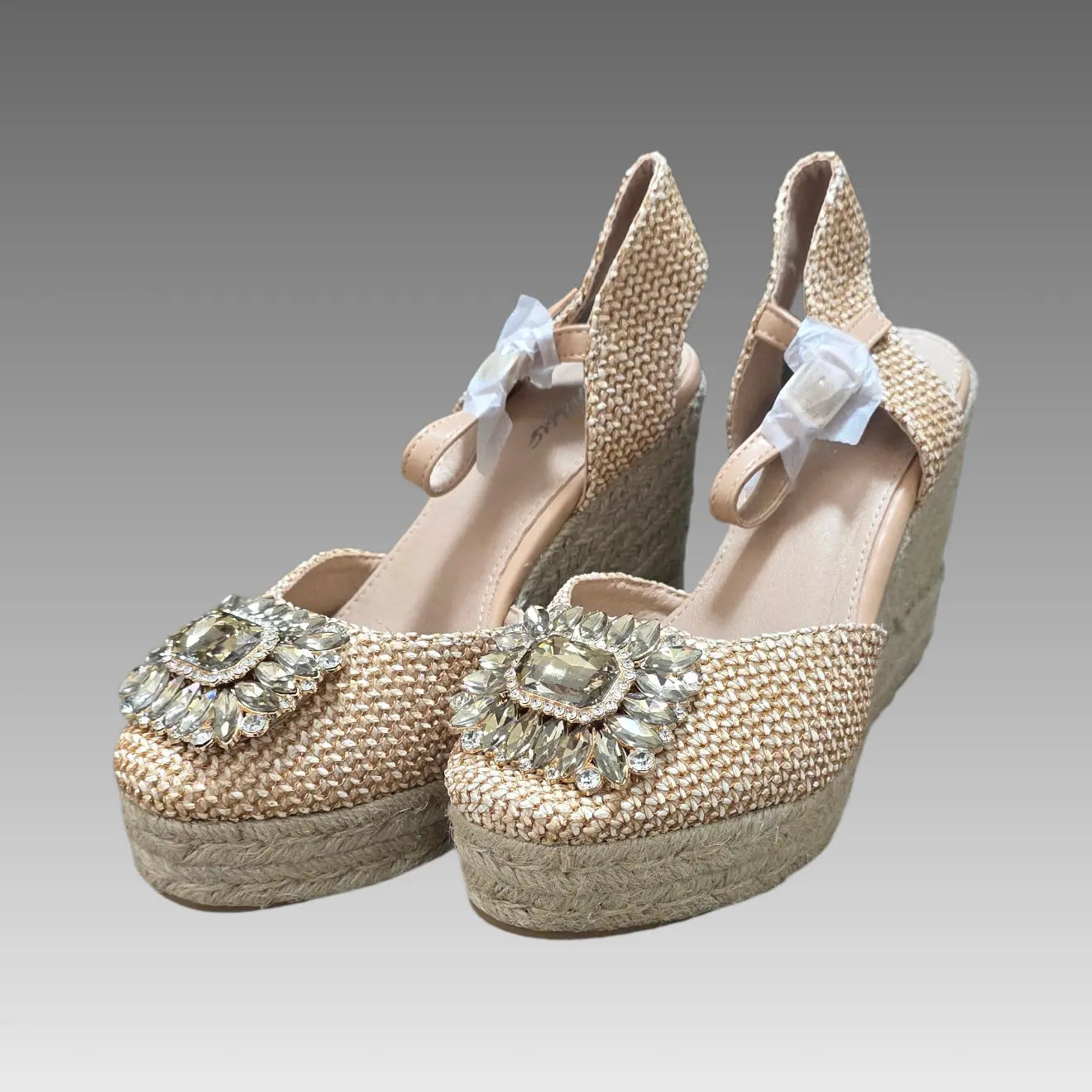 Espadrillas Gioiello Con Zeppa Splendi