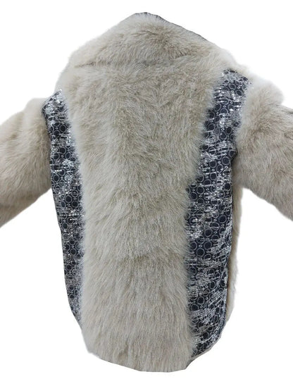 Giaccone In Pelliccia Ecologica Splendi