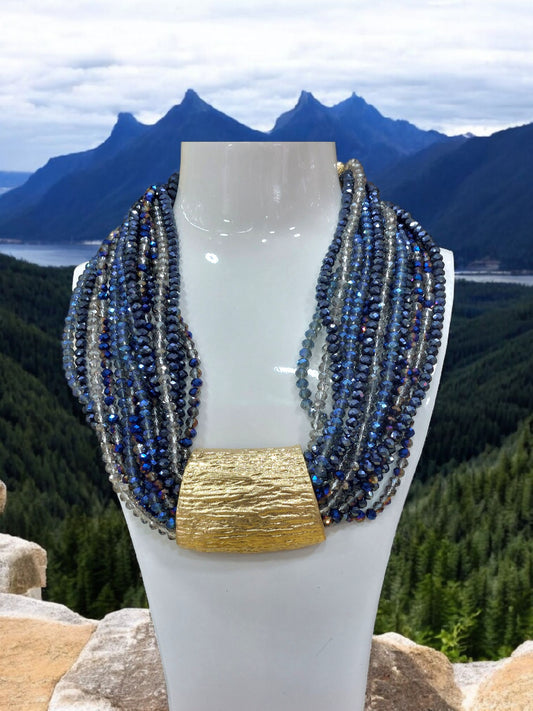 Collana Blue Crystal