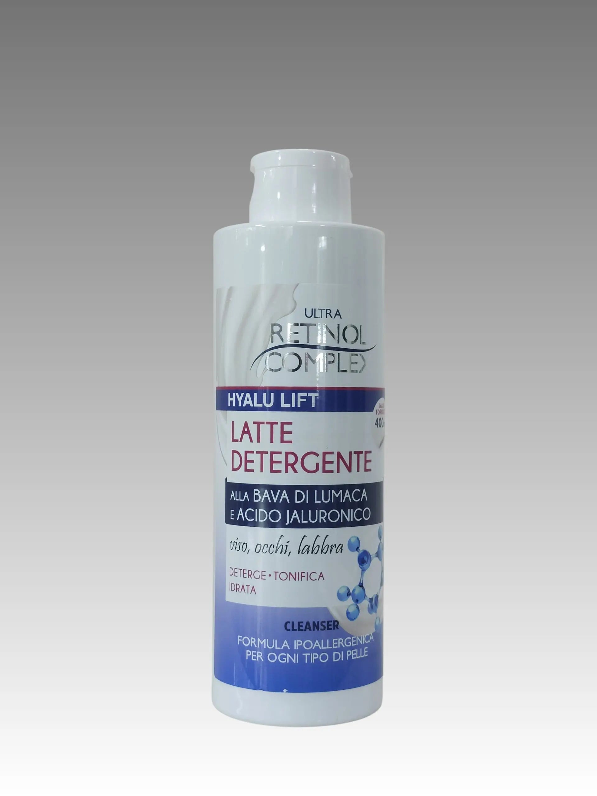 Latte Detergente Alla Bava Di Lumaca E Acido Ialuronico (400 ml) Splendi