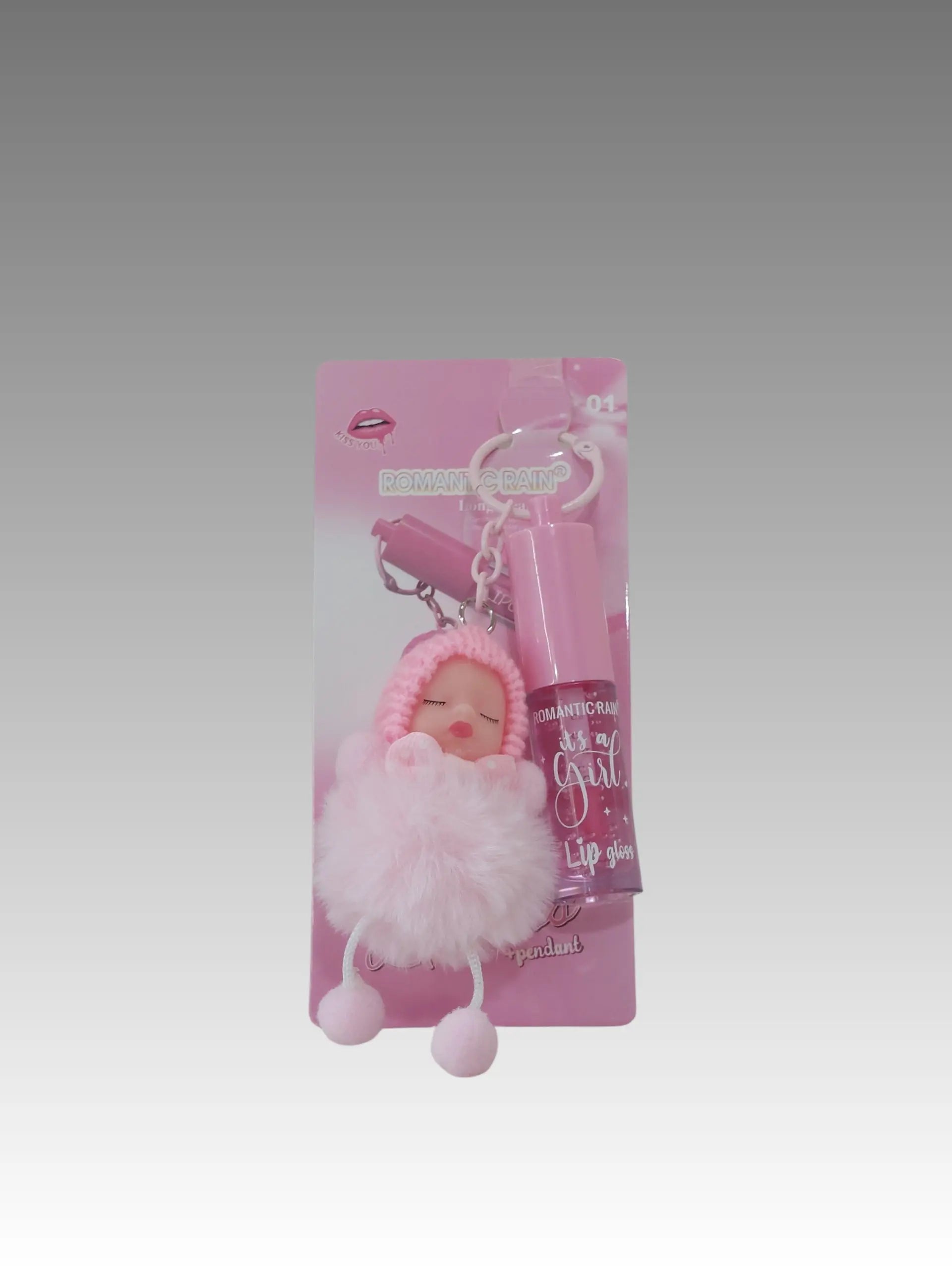 Lip Gloss & Portachiavi Bambolina Splendi