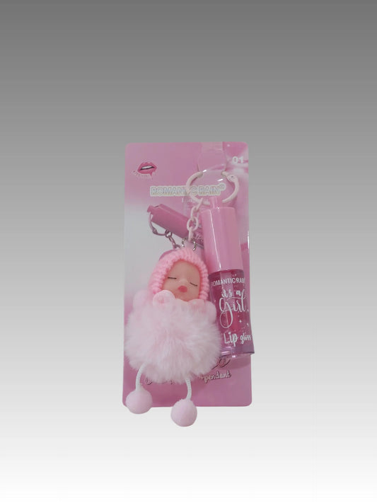Lip Gloss & Portachiavi Bambolina Splendi