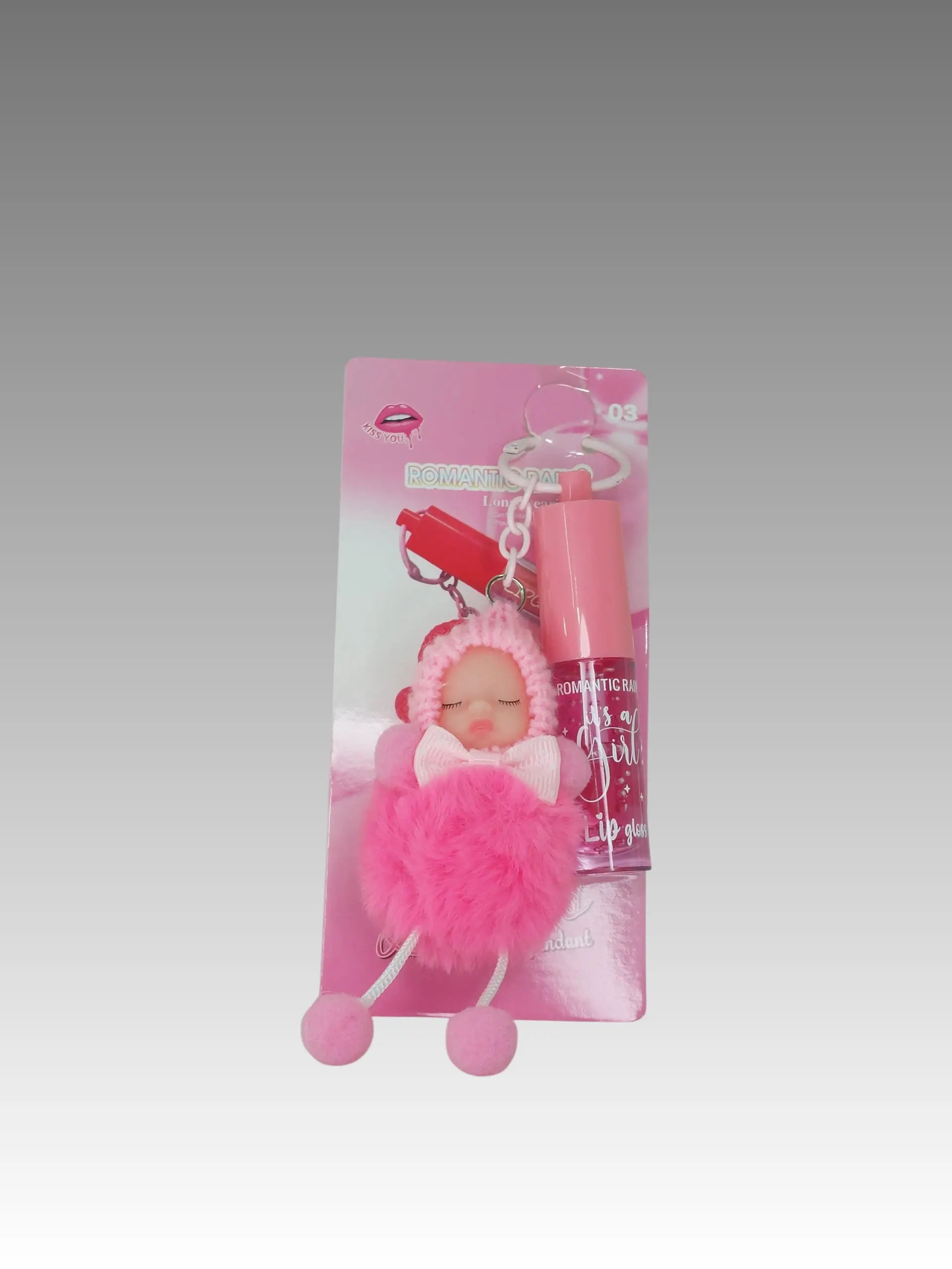 Lip Gloss & Portachiavi Bambolina Splendi