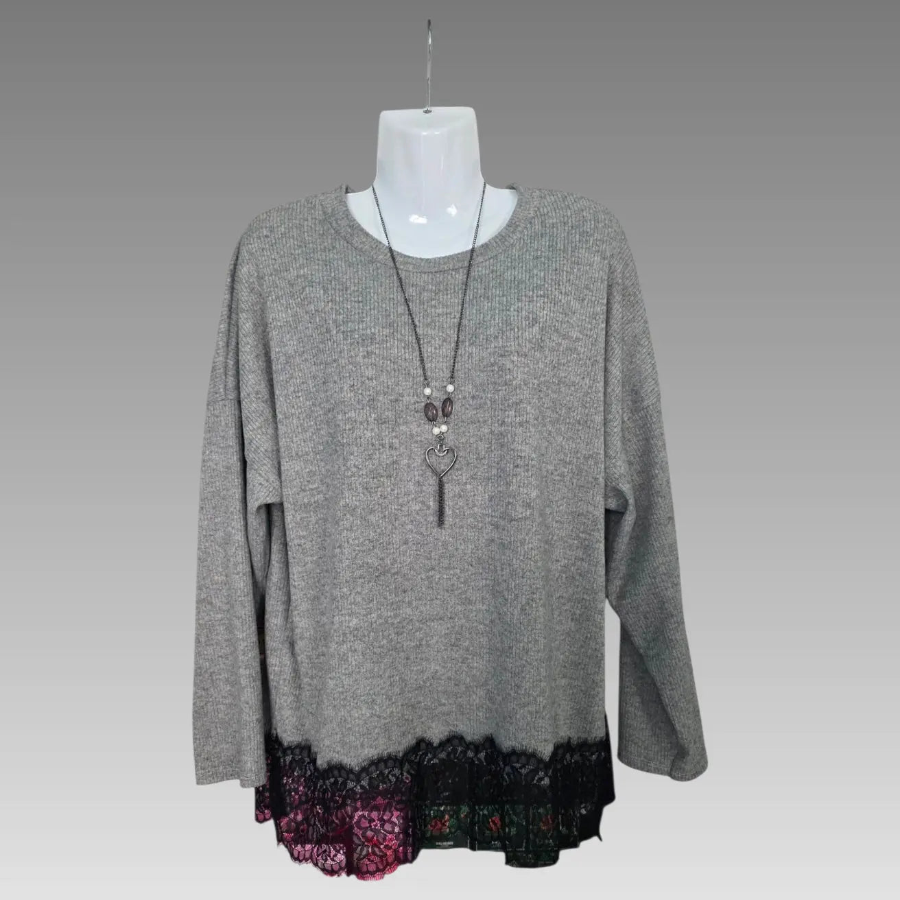 Maglia Con Orlo Pizzo Splendi