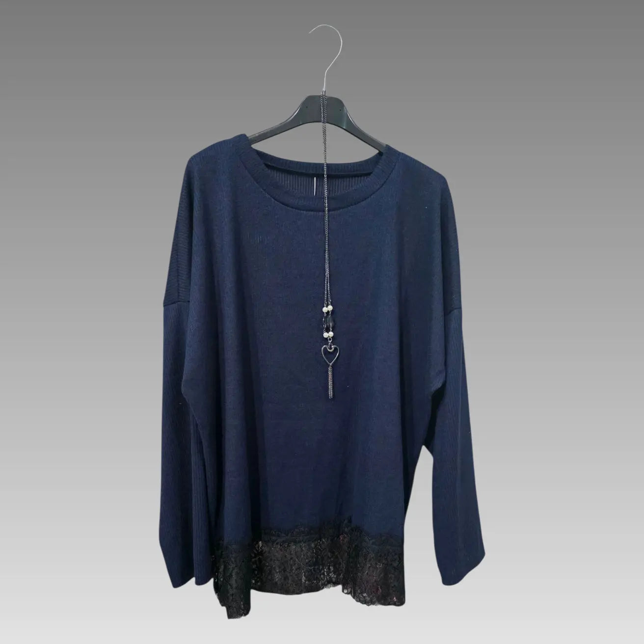 Maglia Con Orlo Pizzo Splendi