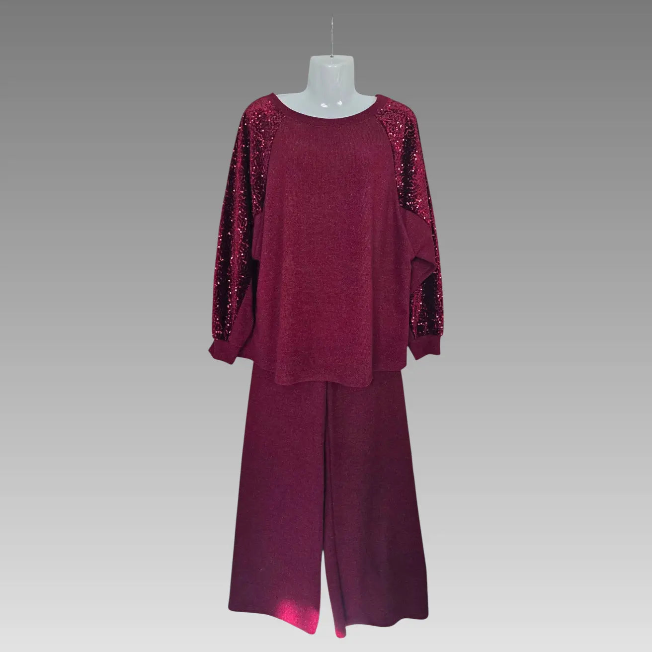 Maglia Oversize Con Maniche Paillettate Splendi