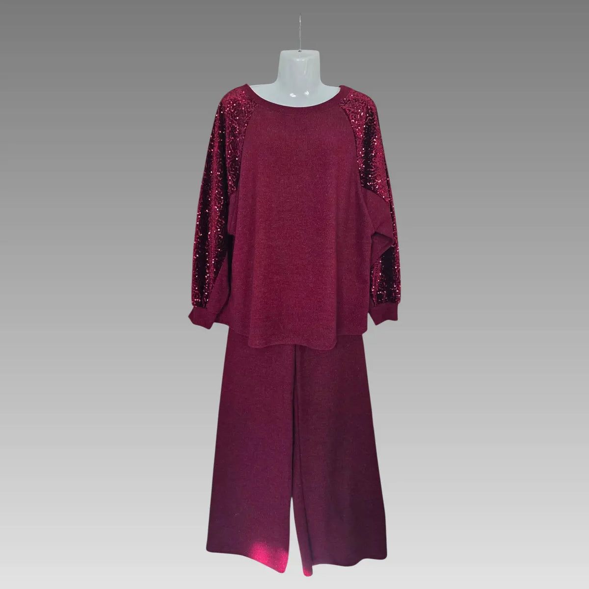 Maglia Oversize Con Maniche Paillettate Splendi