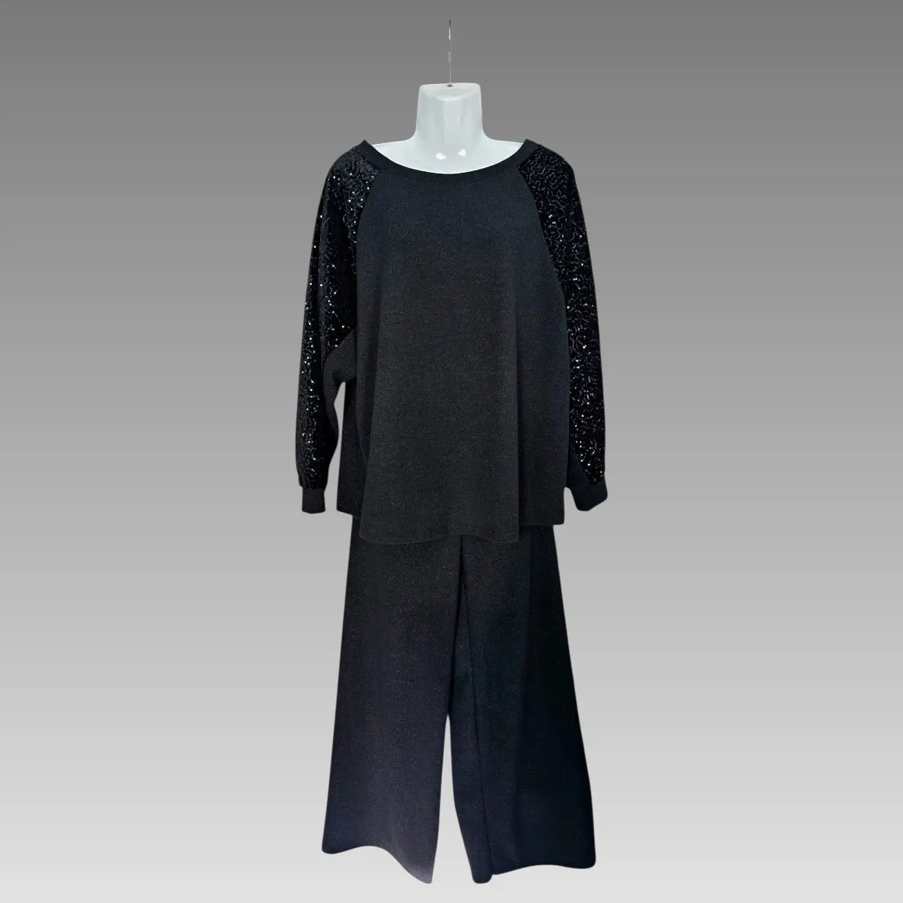Maglia Oversize Con Maniche Paillettate Splendi
