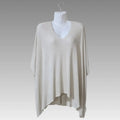 Poncho de lúrex oversize