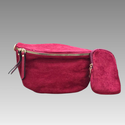 Marsupio Scamosciato Beige Splendi