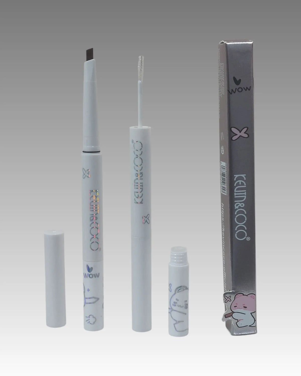 Lápiz y gel para cejas 2 en 1