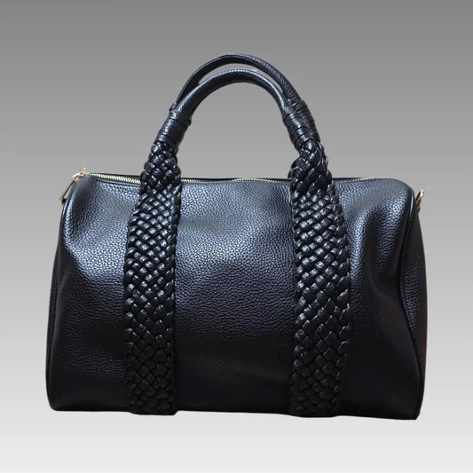 Maxi Bauletto Intreccio Nero