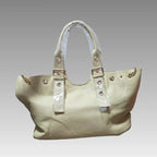 Maxi bolso con detalles de herrajes dorados