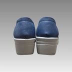 Mocasines deportivos azules con purpurina