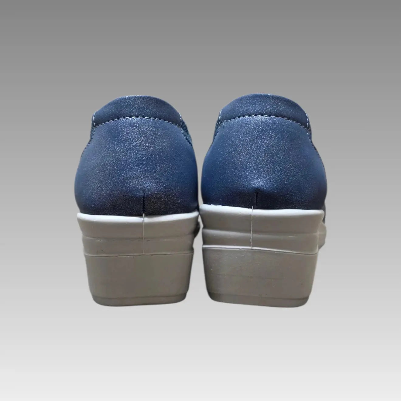 Mocassini Sportivi Blu Glitterato