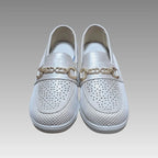 Mocasines con hebilla joya
