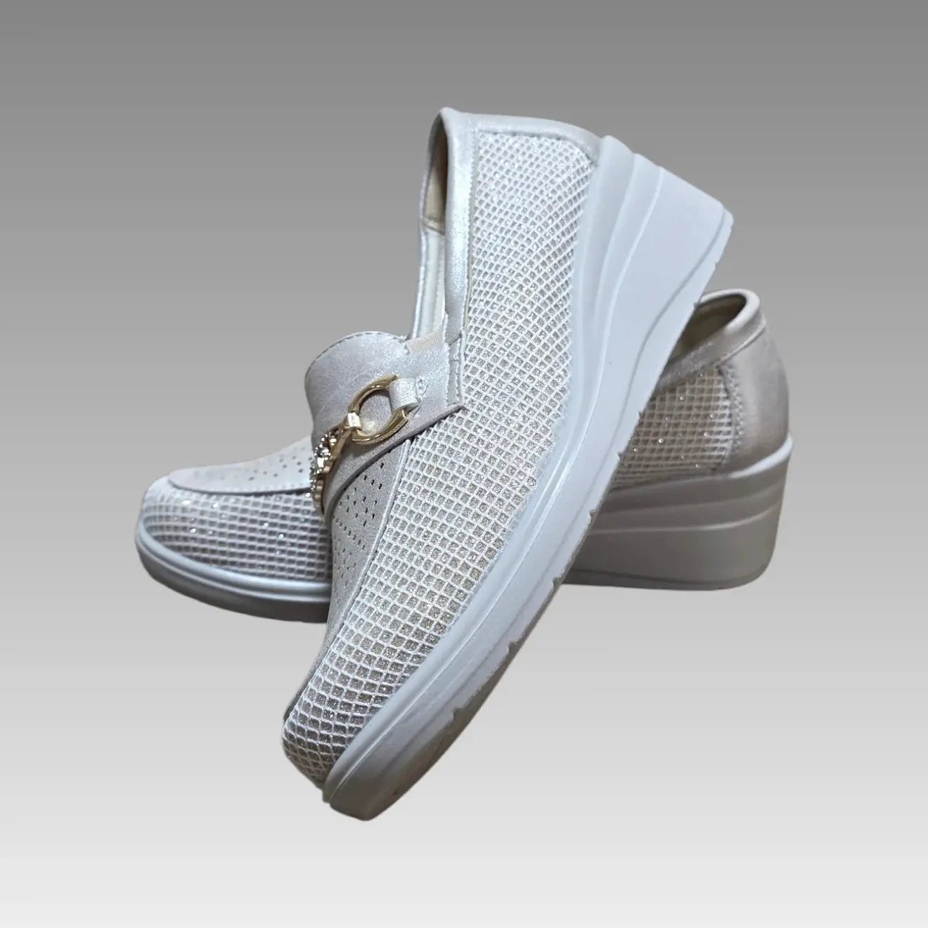 Mocasines con hebilla joya