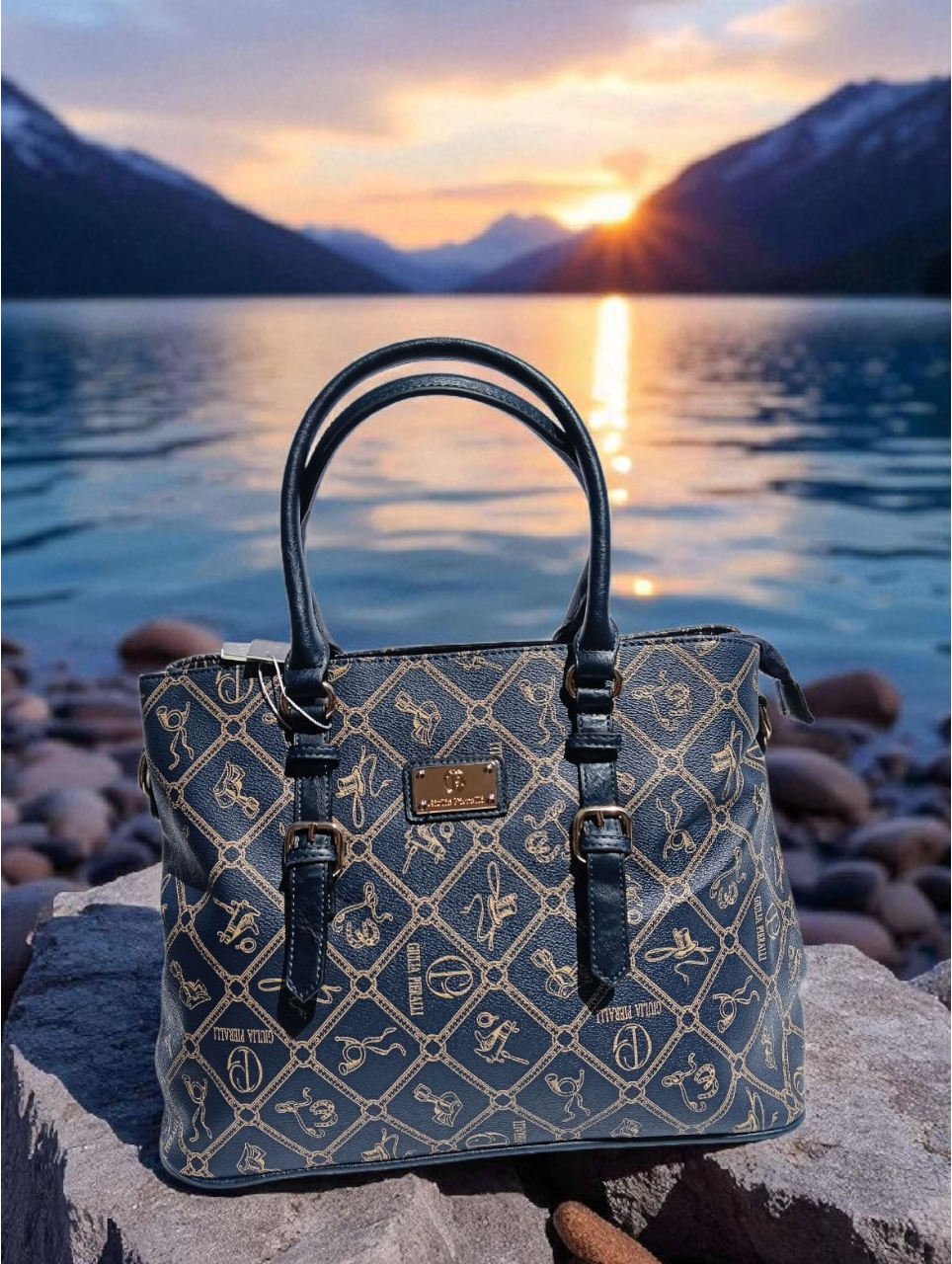 Borsa Blue & Cream Giulia Pieralli