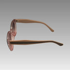 Gafas de sol cat-eye rosa empolvado
