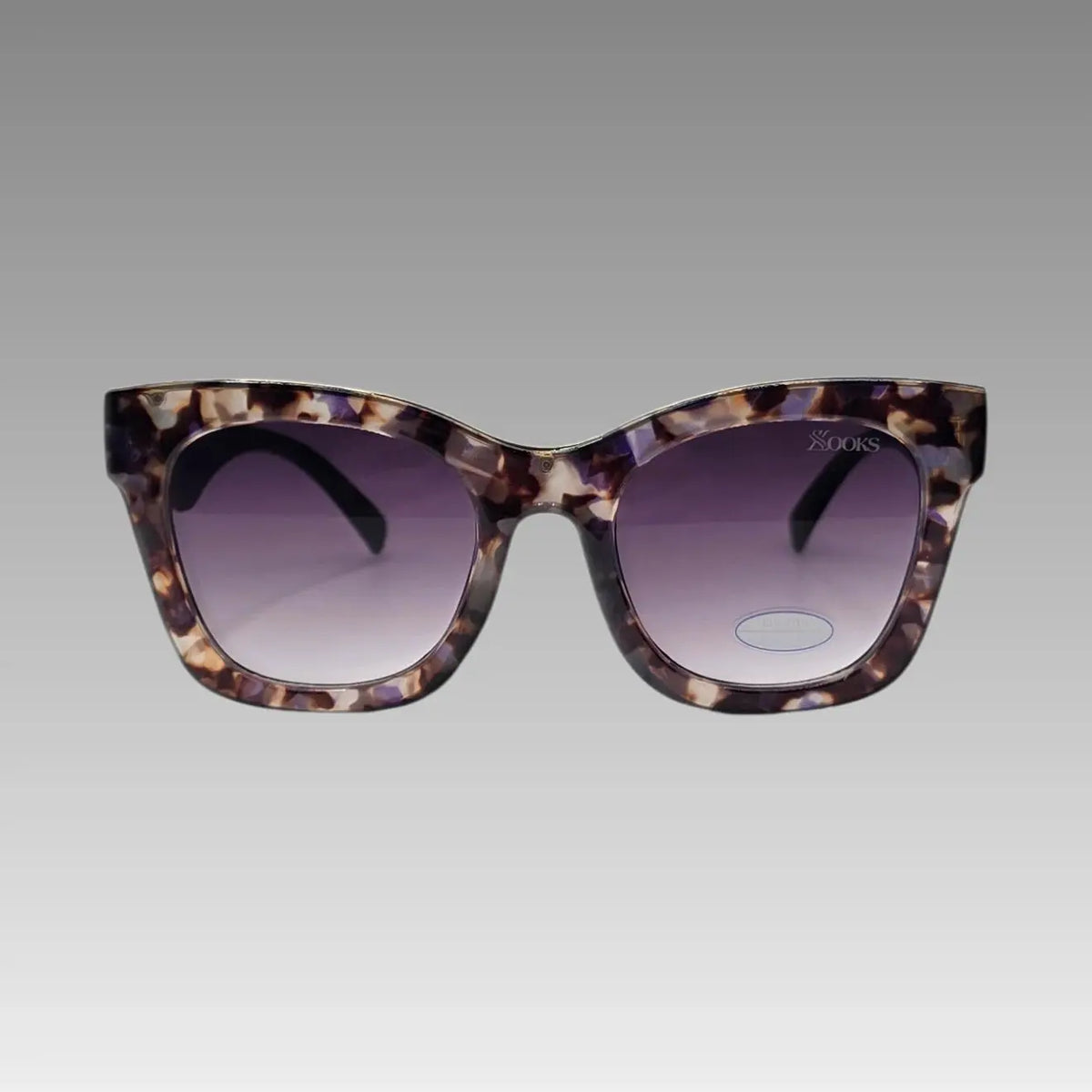 Gafas de sol oversize con estampado animal