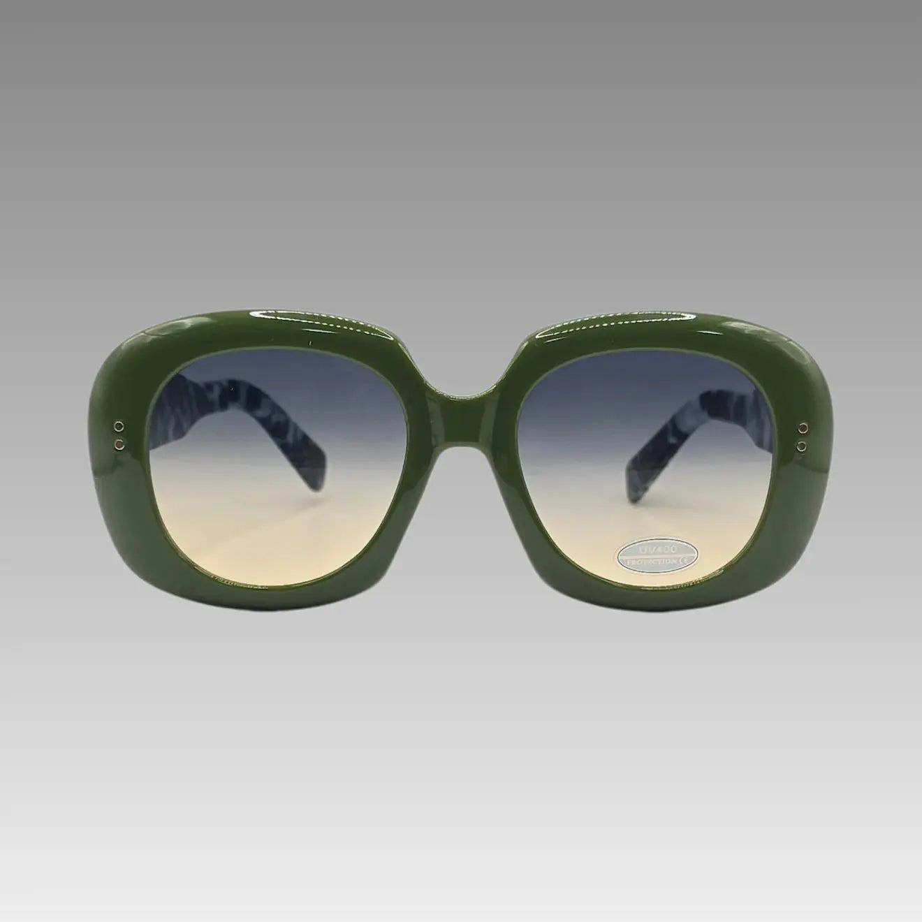 Gafas de sol oversize retro animal print