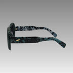 Gafas de sol oversize retro animal print