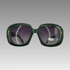 Gafas de sol oversize retro animal print