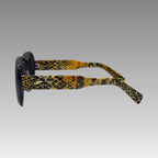 Gafas de sol oversize retro animal print